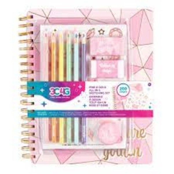 Butterfly All-In-1 Sketching Set - Jouet creatif