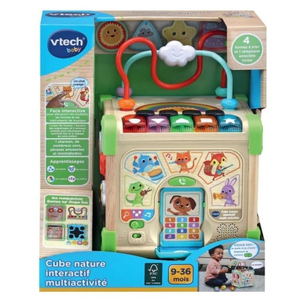 Cube nature interactif multiactivité VT617105