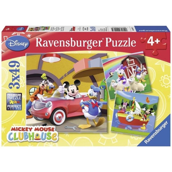 3Puzzles Mickey and ses amis 07088