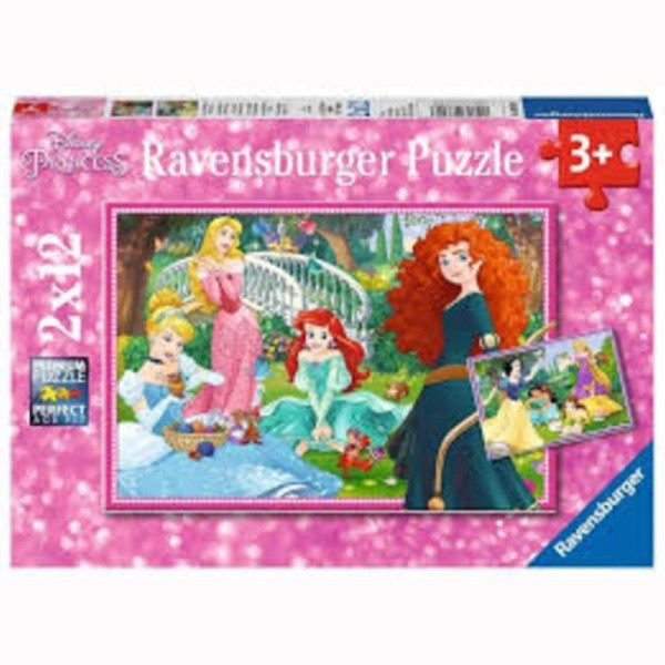 Puzzle 2 fois 12 Dans le monde des Princesses 07620