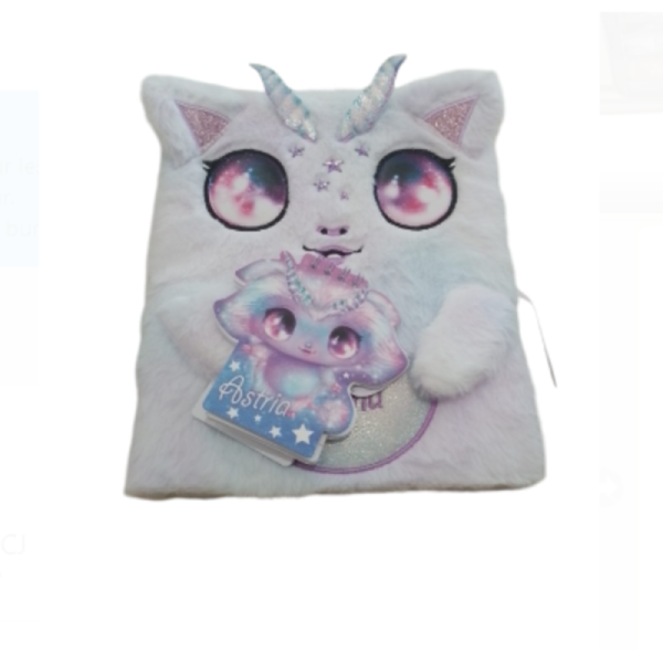 Large Journal Secret Peluche - Astria