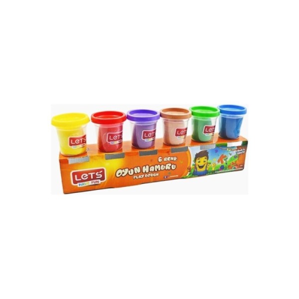 lets 6 colors pla dough 6*115 gr l8450