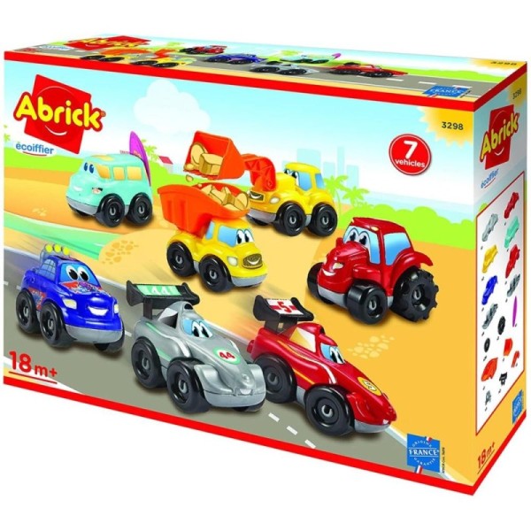 coffret 7 véhicules fast car 3298