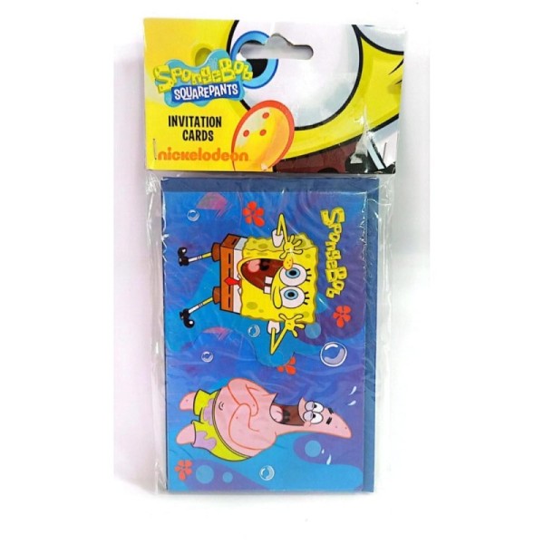 Invitation sponge bob 1110703