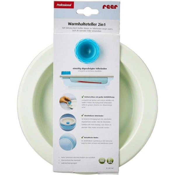 Assiette chauffante  avec fermeture 74168