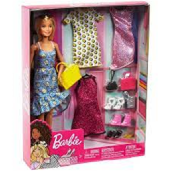 Barbie fashionistas et ses tenues MTGDJ40