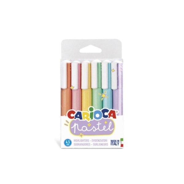 CARIOCA Fluo Pastel Présentoir de 16 43035