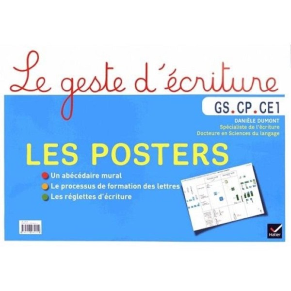 Le geste d'écriture GS, CP, CE1 - Les posters