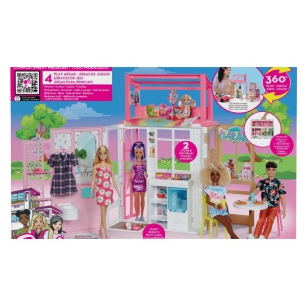 Barbie- Maisons de poupées MTHCD47