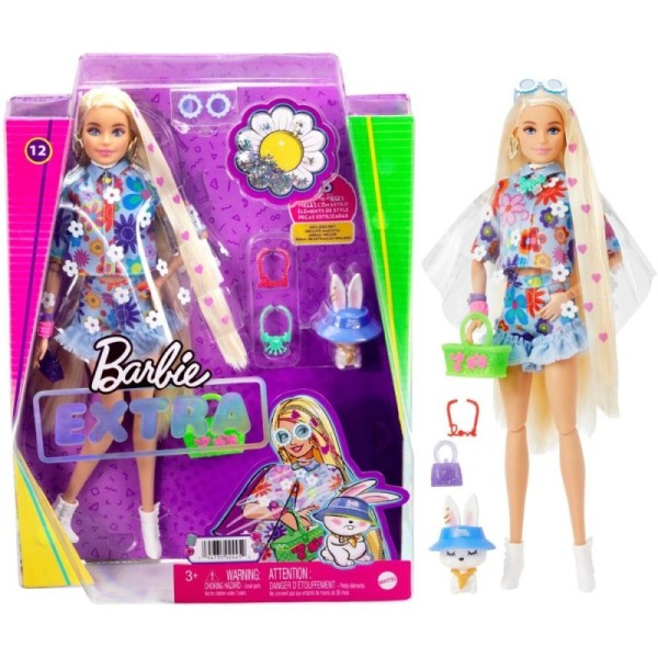 Poupée Barbie Extra - Flower Power MTHDJ45