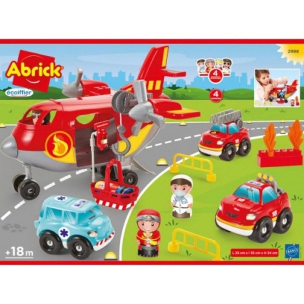 Abrick Avion Cargo Pompier - Vehicules