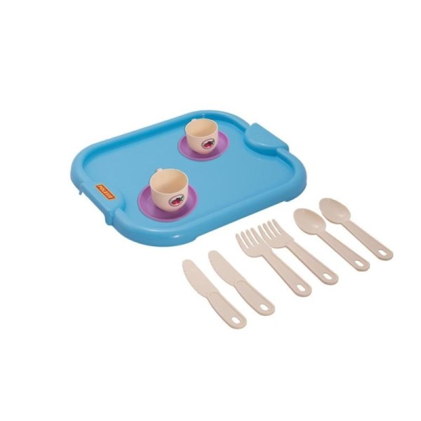 Set de vaisselle avec plateau (11 pcs) POL80523