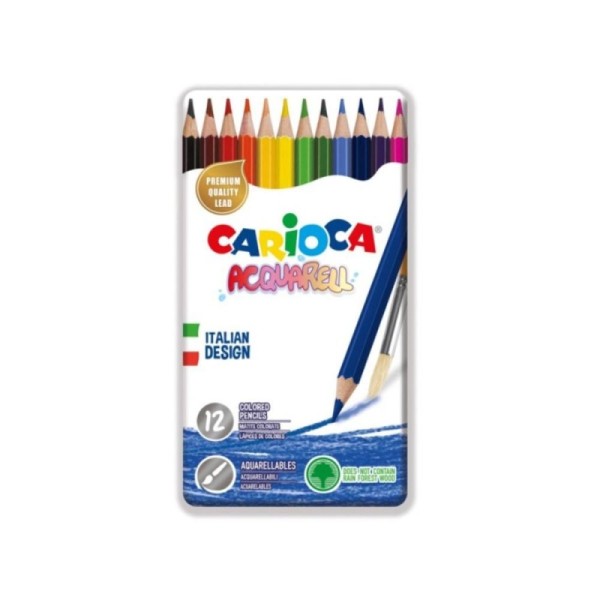 Crayons Aquarelles boite 12 piéces - Jouet educatif