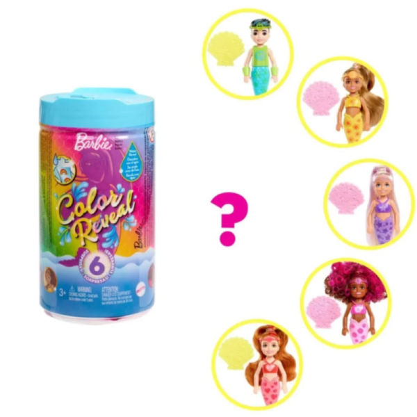 Barbie Poupée Color Reveal Siréne MTHCC75