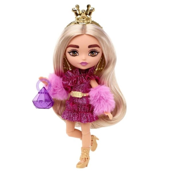 Barbie – Poupée Extra Mini N' 6, avec tenue, MTHJK67