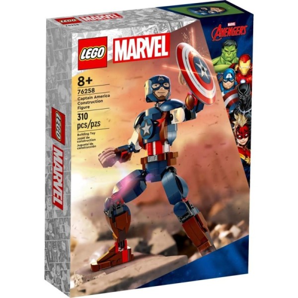 La figurine de captain america 76258