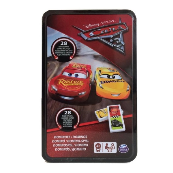 Boite Metal Dominos Cars