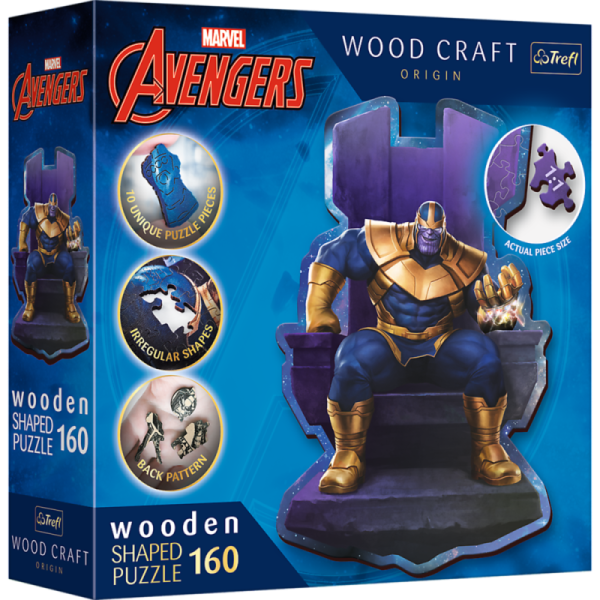 Puzzles 160 Wooden Shaped Disney Avangers20184