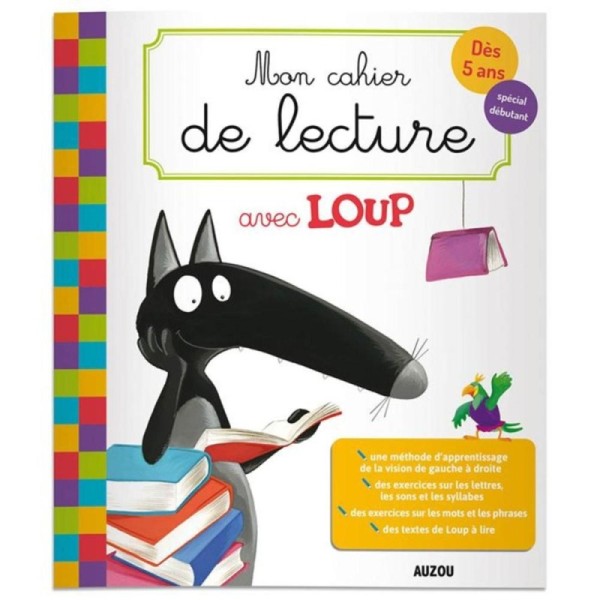 Mon cahier de lecture avec loup 88896