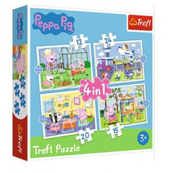 PUZZLE 4EN1 PEPPA PIG 34359