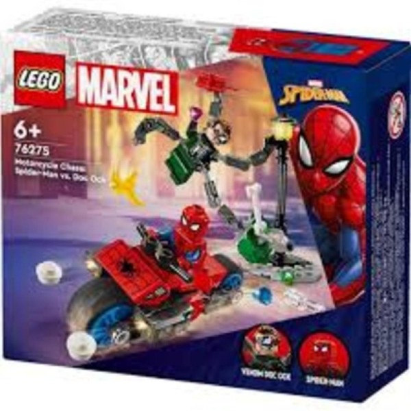 Motorcycle Chase Spider-Man vs Doc ock 76275