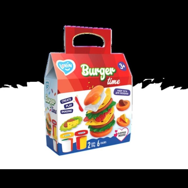 ensemble de pate a modeler burger time 41144