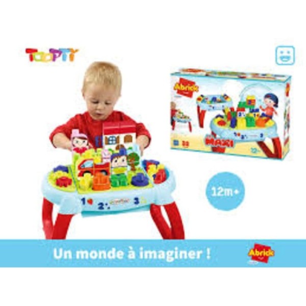 Table d'éveil maxi abrick - jeu interactif d'éveil bébé  7763