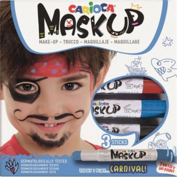 CARIOCA Maquillage Musk Up Carnaval de 3 - Jouet educatf