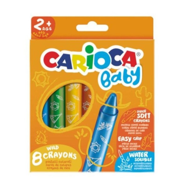 Crayons de cire Baby Dés 2 ans 8 pièces - 42892