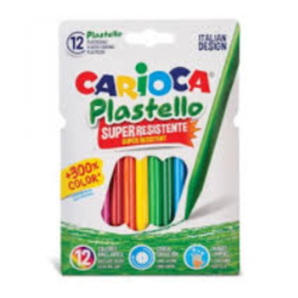 Crayons Plastello 12 pièces - 42711