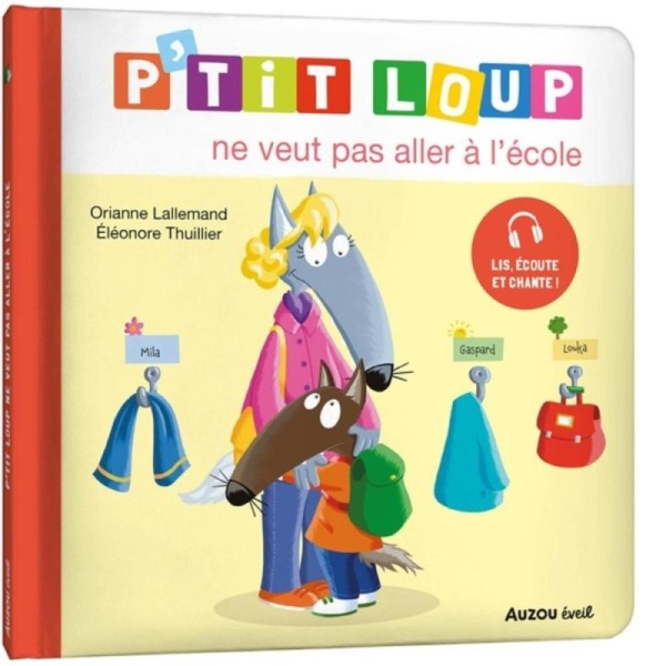 p'tit loup ne veut pas aller à l'école