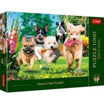 [1650568758] Puzzle 1000 Premium Plus Tea Time: Here Comes Trouble! 10800