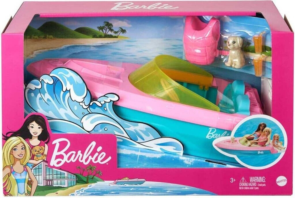 [1650568682] Barbie® Boat with Doll GRG30