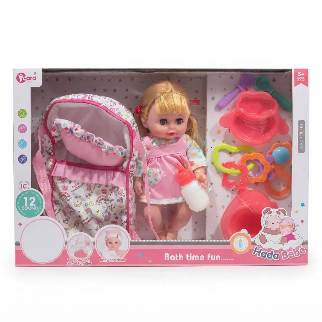 [1650568456] Poupee wzb9067 avec accessoires en coffret B9067