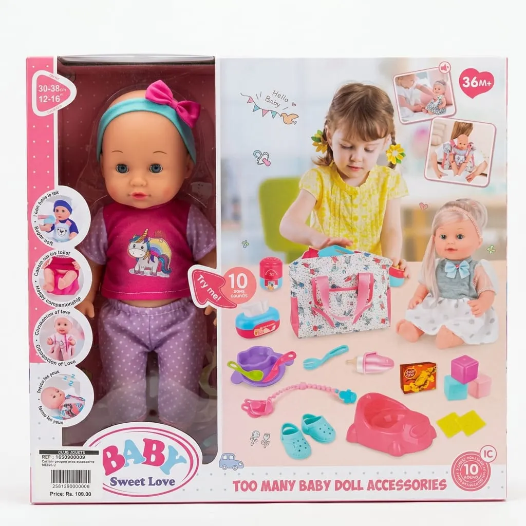 [1650568276] Coffret poupée avec accessoire  4933C 5