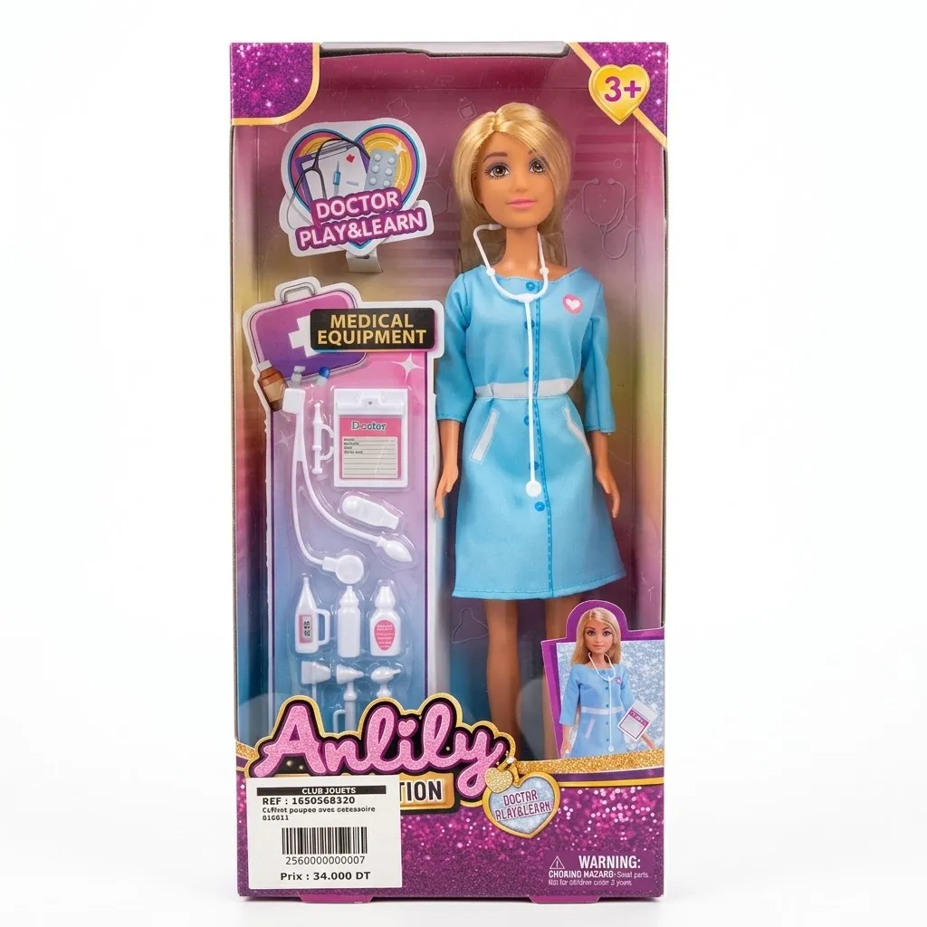 [1650568320] Coffret poupée avec accessoire  616611