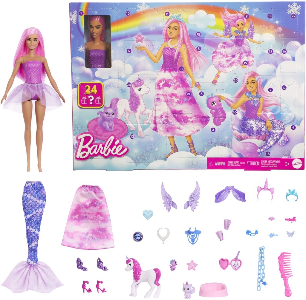 [1650568811] Barbie® Fantasy Advent Calendar JFL66