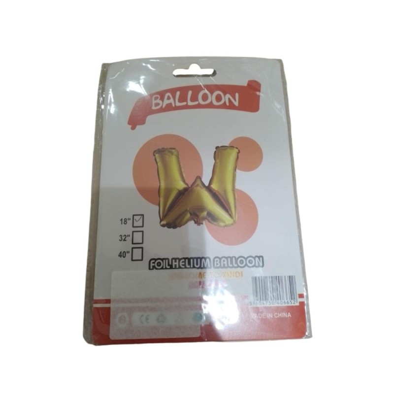 ballon en lettre 18