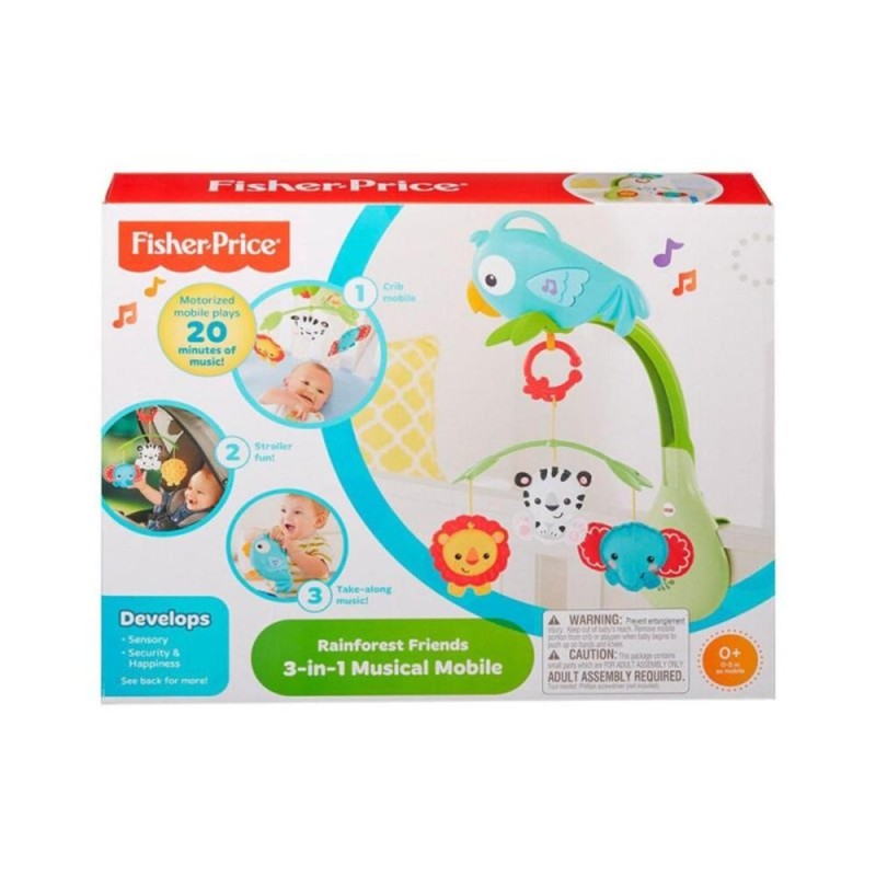 [1001117] Mobile musical 3 en 1 rainforest friends - Jeu d'éveil bébé  CHR