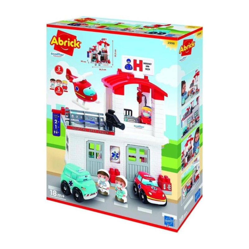 [10188001] Jeu de construction Hôpital abrick écoiffier 2998