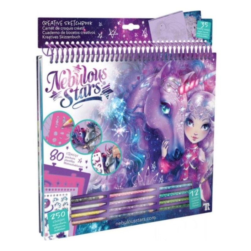 [1410552001] Carnet de croquis creatif- Chevaux fantastiques