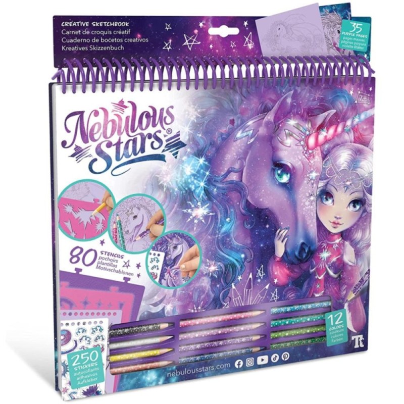 [1410552002] Carnet de croquis creatif - Chevaux fantastiques NS