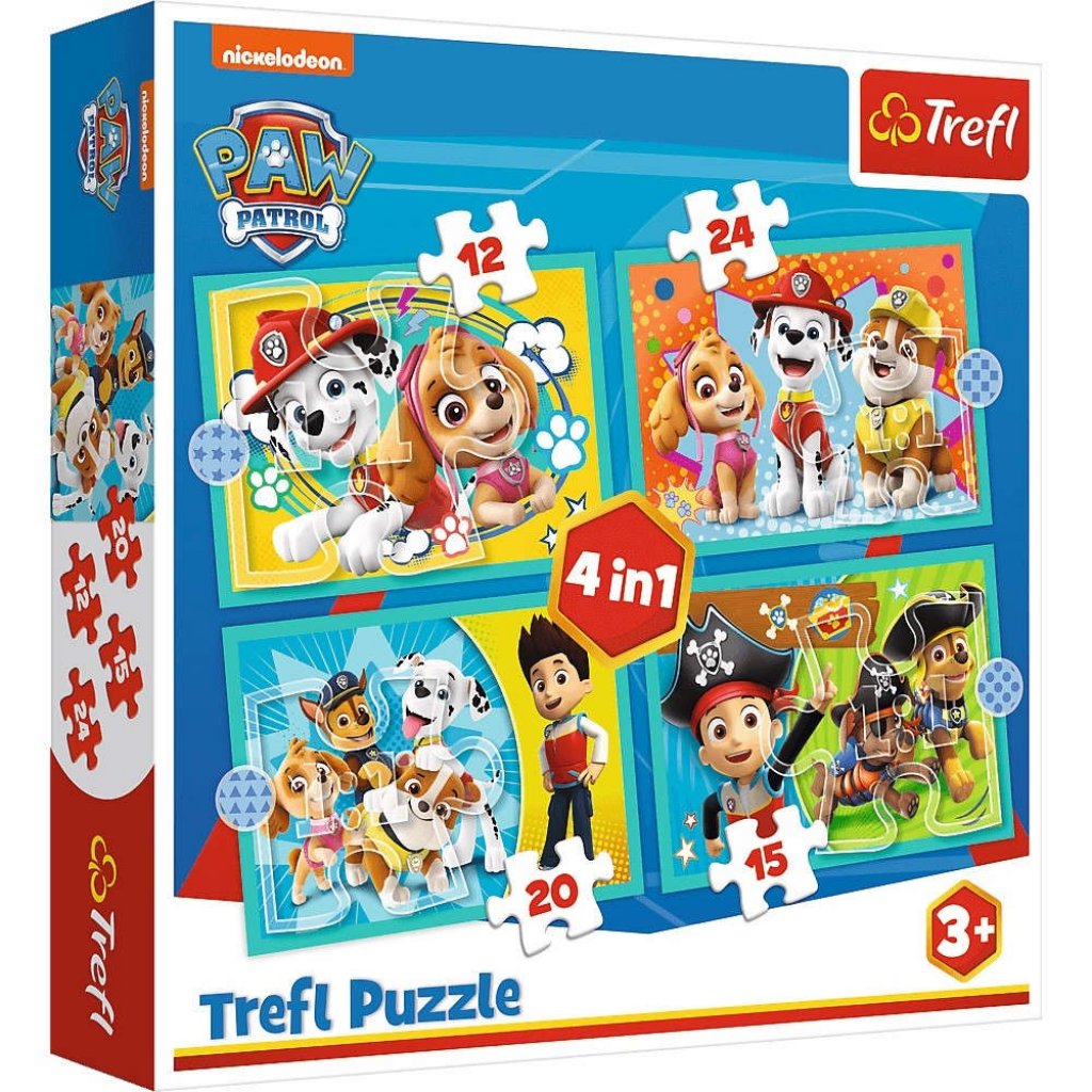 [145004004] PUZZLE 4EN1 Paw Patrol 34346