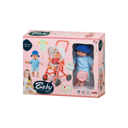 [1650552398] POUPEE AVEC POUSSETTE REF 6574B