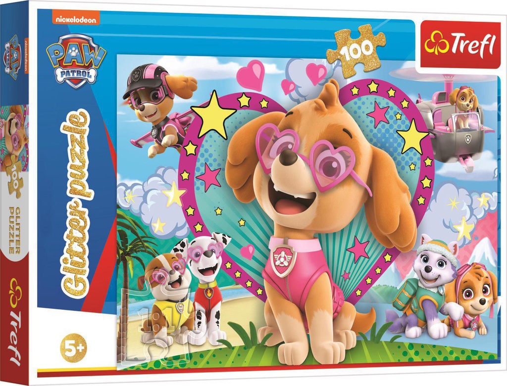PUZZLE 100 GLITTER Paw Patrol 14820