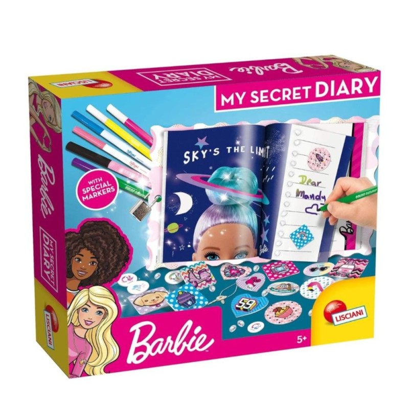 [1650553396] Barbie journal intime à personnaliser Lisciani 86030 pour fille