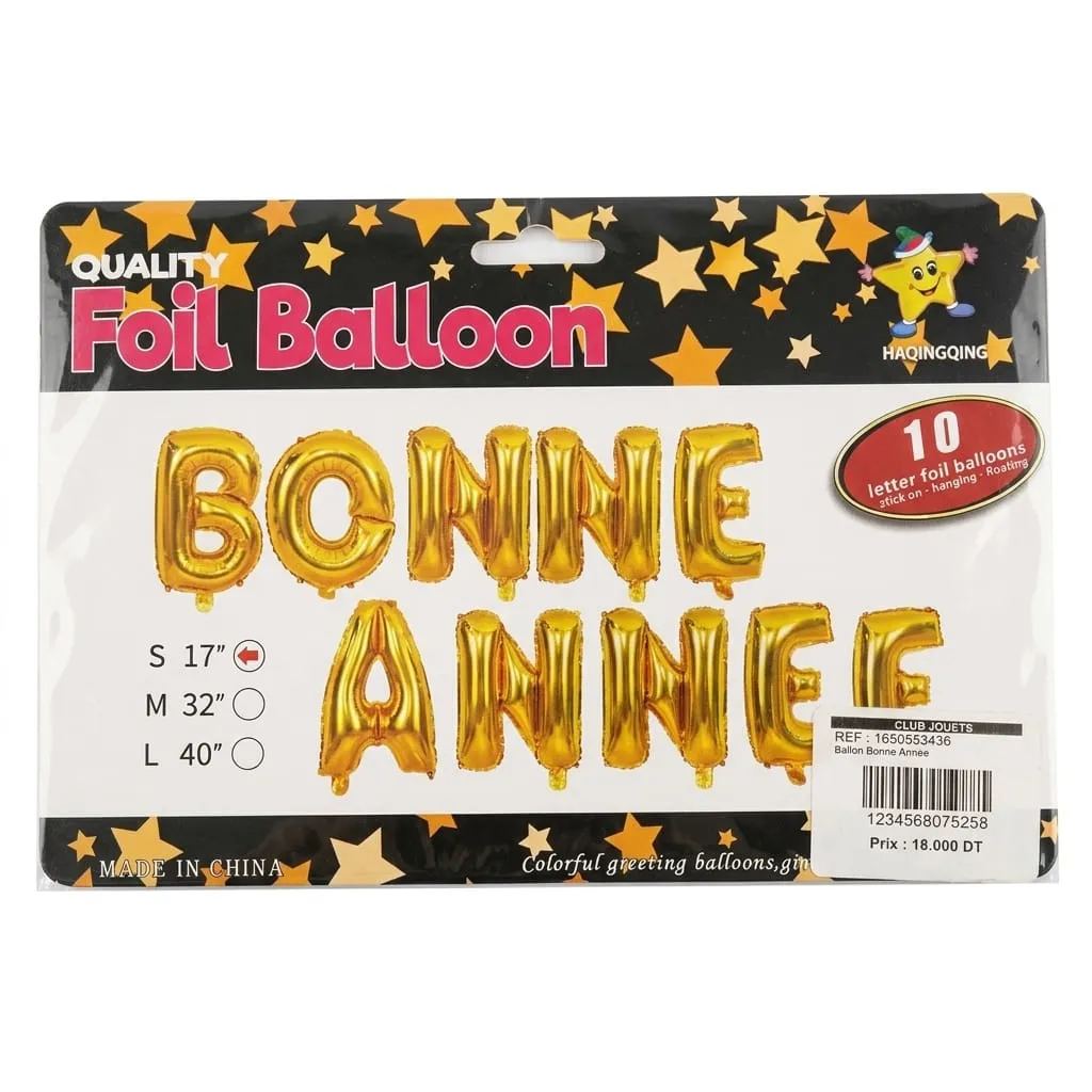 [1650553436] Ballon Bonne Année