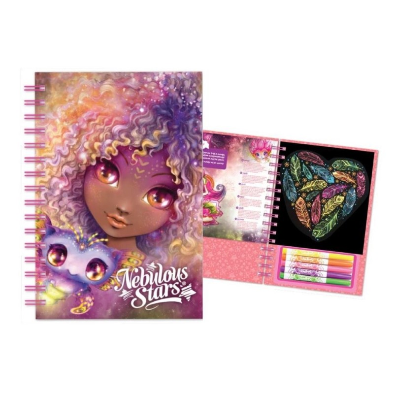 [1650553886] Small creative book- velours a motif magique
