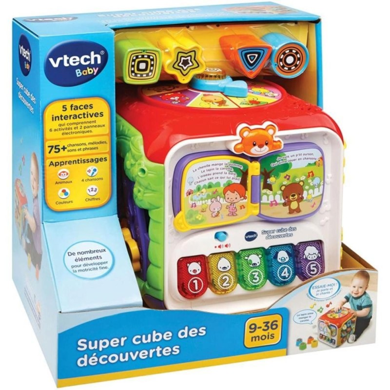 super cube des decouvertes - Jouet interactif pour enfants vt183405