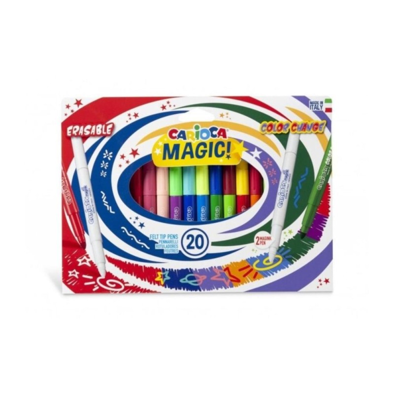 [1650554549] Coffret 20 pièces Feutres Magic CARIOCA 41369